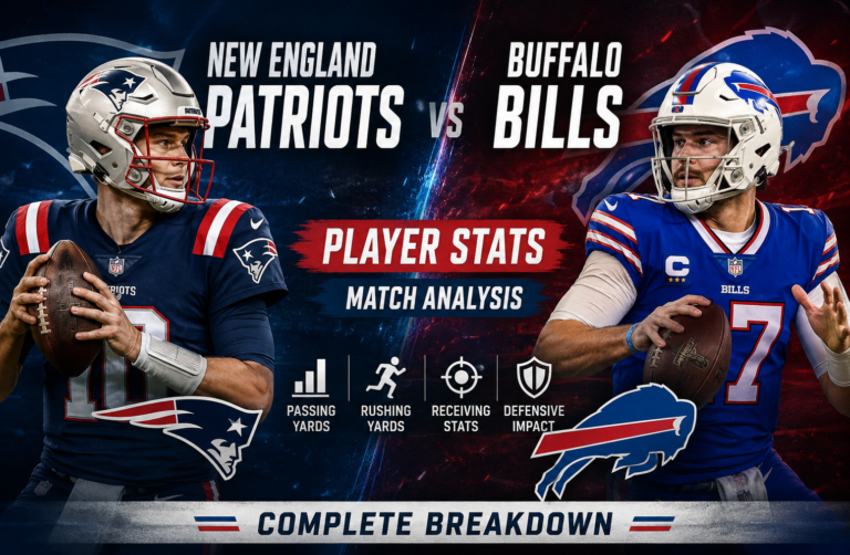 New England Patriots vs Buffalo Bills Match Player Stats
