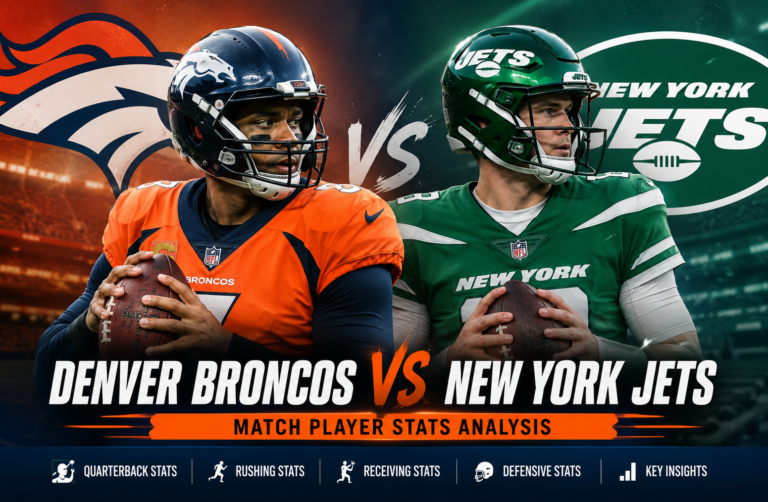 Denver Broncos vs New York Jets Match Player Stats