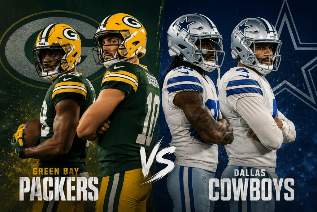 Green Bay Packers vs Dallas Cowboys Match Player Stats